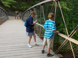 On the suspension bridge IMG 3743